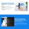 smart fingerprint door lock by Lumive